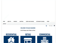 Tablet Screenshot of bluediamondcleaning.ca